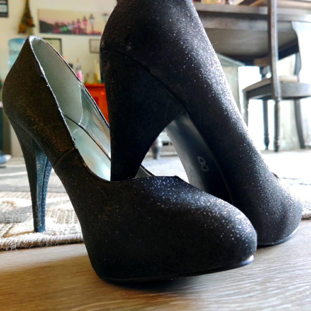Black heels